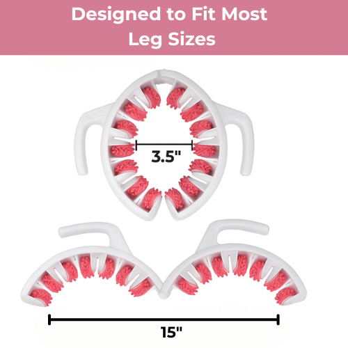 Fascia bands pulling skin downward — the structural cause of cellulite
