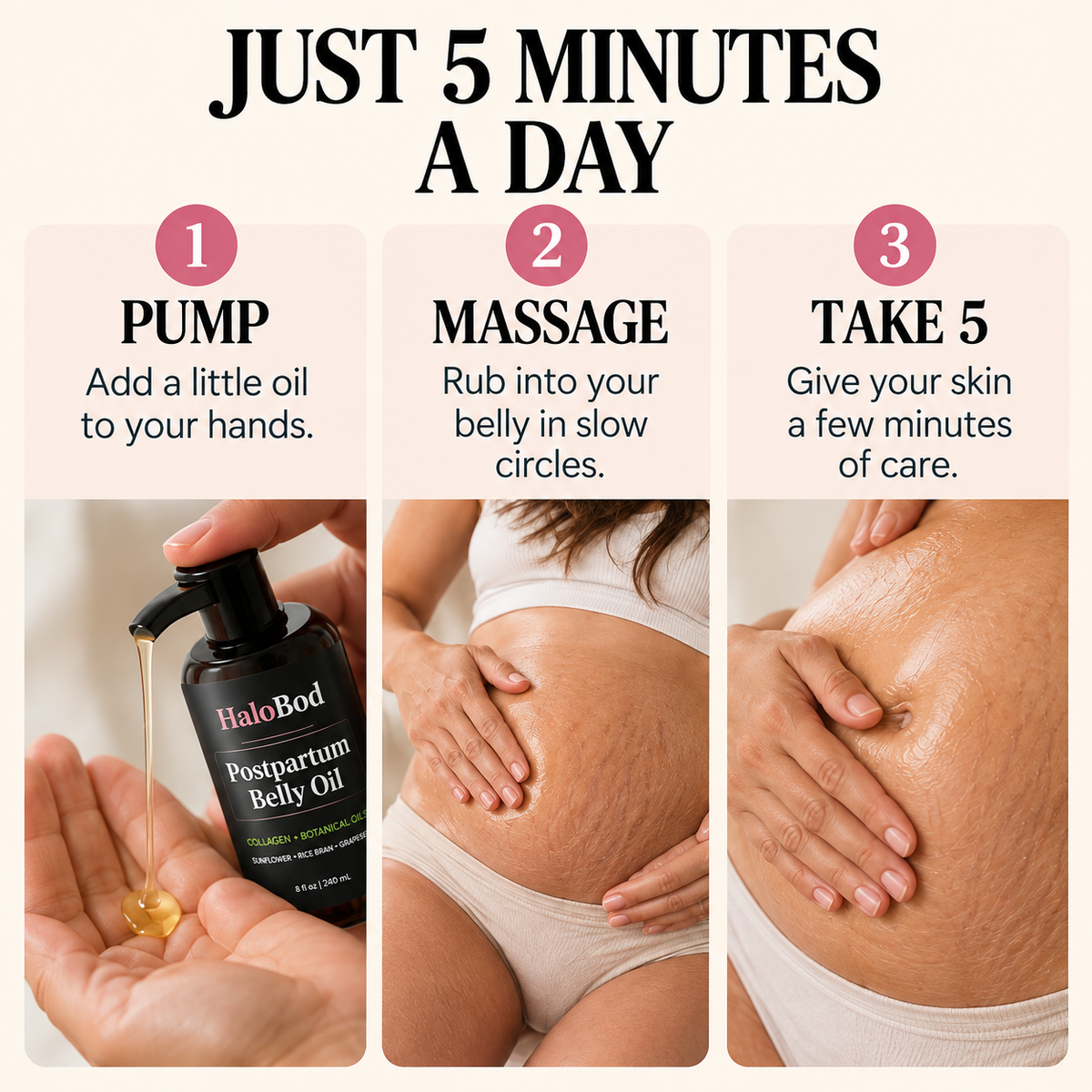 Postpartum Belly Oil